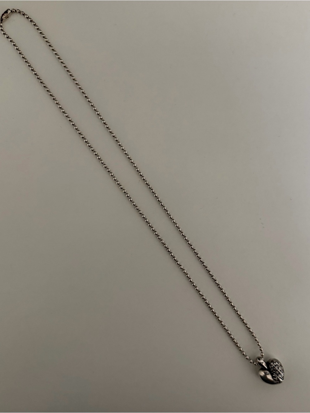 Chrome Hearts Heart Pendant Necklace
